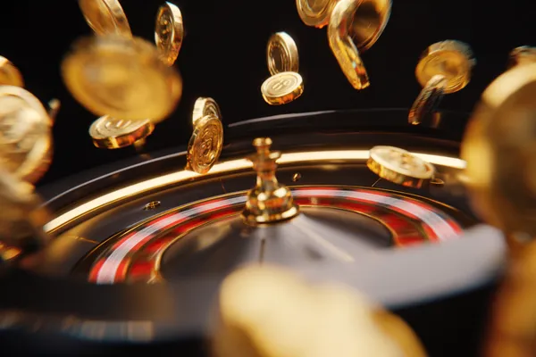 A confident dealer surrounded by casino chips inviting players to access their SAFI account, reflecting quick and easy login options.